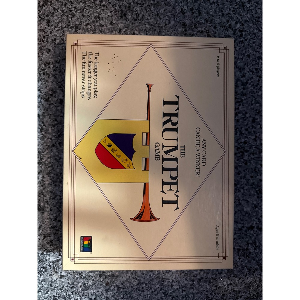 Vintage 1990 The Trumpet Game International Games Inc Board Game Strategy Card